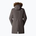 Płaszcz puchowy damski The North Face Zaneck Parka smoked pearl 6