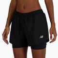 Spodenki do biegania damskie New Balance Sport Essentials 2IN1 black 4