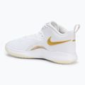 Buty do siatkówki Nike React Hyperset 2 white/white/metallic gold 3
