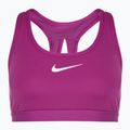 Biustonosz treningowy Nike Swoosh High Support hot fuchsia/white
