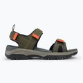 Sandały męskie SKECHERS Tresmen Ryer olive/black/orange 2