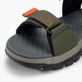 Sandały męskie SKECHERS Tresmen Ryer olive/black/orange 7