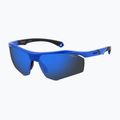Okulary przeciwsłoneczne Polaroid PLD 7055/S matte blue/blue mirror polarized high contrast 2