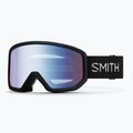 Gogle narciarskie Smith Transfer black/blue sensor mirror 5
