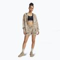 Spodenki damskie Under Armour Project Rock Terry city khaki/hyper green 2