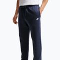 Spodnie męskie Nike Club Cuffed Brushed obsidian/obsidian/white 2
