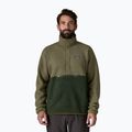 Bluza trekkingowa męska Patagonia Retro Pile 1/2 Snap P/O old growth green