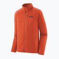 Bluza polarowa męska Patagonia R1 Hybrid coal orange 5