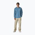 Longsleeve trekkingowy męski Patagonia Great Waves Responsibili Tee shore blue 2