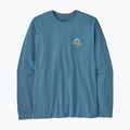 Longsleeve trekkingowy męski Patagonia Great Waves Responsibili Tee shore blue 5
