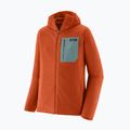Bluza trekkingowa męska Patagonia R1 Air Full Zip Hoody coal orange 5