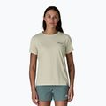 Koszulka damska Patagonia Capilene Cool Daily Shirt - Boardshort Logo dyno white