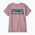 Koszulka damska Patagonia P-6 Logo Responsibili-Tee qulet violet 5
