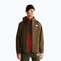 Kurtka przeciwdeszczowa dziecięca The North Face Whiton 3L taupe green 4