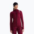 Bluza trekkingowa damska The North Face Summit Futurefleece Full Zip Hoodie burgundy crush