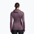 Bluza trekkingowa damska Icebreaker Merino 200 Realfleece Descender Half Zip Hoodie grey plum 3