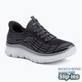 Buty damskie SKECHERS Summits Plus Soft Luster charcoal/silver