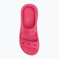 Klapki damskie Crocs Classic Crush Sandal dragon fruit 5