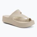 Japonki damskie Crocs Getaway Platform Toe Loop sandstone