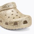 Klapki dziecięce Crocs Classic Chunky Glitter sandstone 8