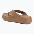 Japonki damskie Crocs Gateway Platform milk chocolate 3
