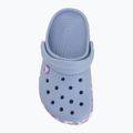 Klapki dziecięce Crocs Crockband Glow Confetti Band blue haze/multi 6