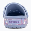 Klapki dziecięce Crocs Crockband Glow Confetti Band blue haze/multi 7
