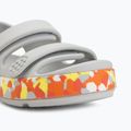 Sandały dziecięce Crocs Crocband Cruiser Glow Confetti Band atmosphere/flame 7
