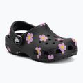 Klapki dziecięce Crocs Classic Flower 212671 black 2