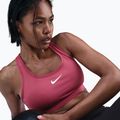 Biustonosz treningowy Nike Swoosh Medium Support sweet beet/white 5