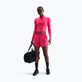 Longsleeve damski Nike One Fitted Dri-Fit 1/4 Zip Mid Layer rush pink/white 2