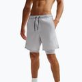 Spodenki męskie Nike Unlimited 2in1 Dri-Fit 7" grey fog/grey fog/black/grey fog 2