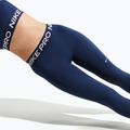 Legginsy damskie Nike Pro Mid-Rise Full midnight navy/white 5