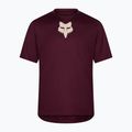 Koszulka rowerowa męska Fox Racing Ranger Fox Head SS dark maroon 5