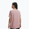 Koszulka treningowa damska Under Armour Rival Campus tourmaline pink/white 2