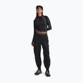 Longsleeve treningowy damski Under Armour ColdGear Textured 1/2 Zip black/white/metalic silver 2