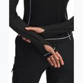 Longsleeve treningowy damski Under Armour ColdGear Textured 1/2 Zip black/white/metalic silver 4