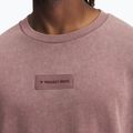 Koszulka treningowa męska Under Armour Project Rock Heavyweight Oversized maroon mist/black 3