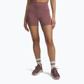Spodenki treningowe damskie Under Armour Project Rock Middie maroon mist/black
