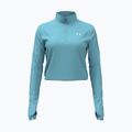 Longsleeve treningowy damskiUnder Armour Tech Branded 1/2 Zip blue haze/lumos lime/white