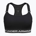 Biustonosz treningowy Under Armour HeatGear High ultimate black/white