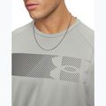 Koszulka treningowa męska Under Armour Tech Graphic Tee titanium/black 3