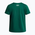 Koszulka treningowa dziecięca Under Armour Tech SSC SS campus ivy/white 2