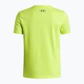 Koszulka dziecięca Under Armour Sportstyle Left Chest green citrine/black 2