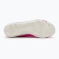 Buty piłkarskie dziecięce New Balance Furon Team V8 FG pink heat/sea salt/gold metallic 4