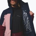 Kurtka narciarska damska Columbia Liftline eraser pink/collegiate navy/rich wine 12