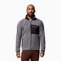 Bluza polarowa męska Columbia Fast Trek Overlay Full Zip city grey/black