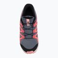 Buty do biegania dziecięce Salomon Speedcross Waterproof grisaille/hushed violet/rouge red 5