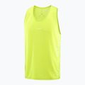 Koszulka do biegania męska Salomon Sense Aero Singlet GFX acid lime 4