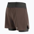 Spodenki do biegania męskie Salomon Sense Aero 2IN1 5" coffee bean 9